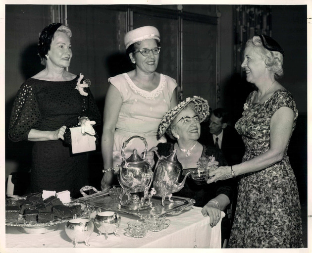 Members of the Barry Auxiliary celebrate freshman investiture